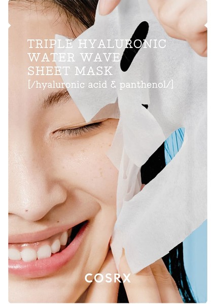 Hydrium Triple Hyaluronic Water Wave Sheet Mask - Nemlendirici Hyalüronik Asit Maskesi