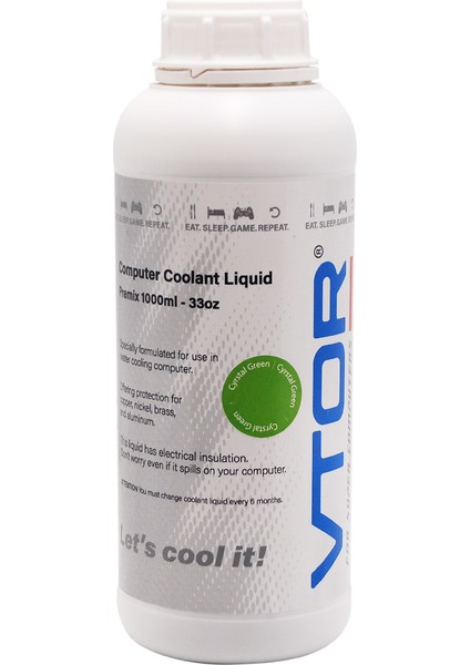Bilgisayar Soğutma Sıvısı Kristal Yeşil 1000ML