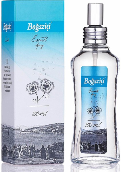 Sprey 80° Kolonya Esinti Cam Şişe 100 ml