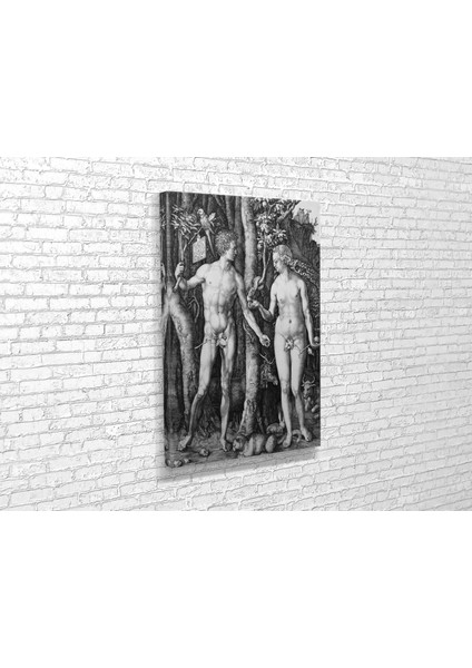 Adam And Eve Kanvas Tablo