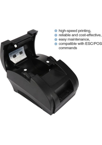 JP-5890K 58MM Siyah Termal Makbuz Yazıcı + Kablosuz Lazer Barkod Tarayıcı indirimleri