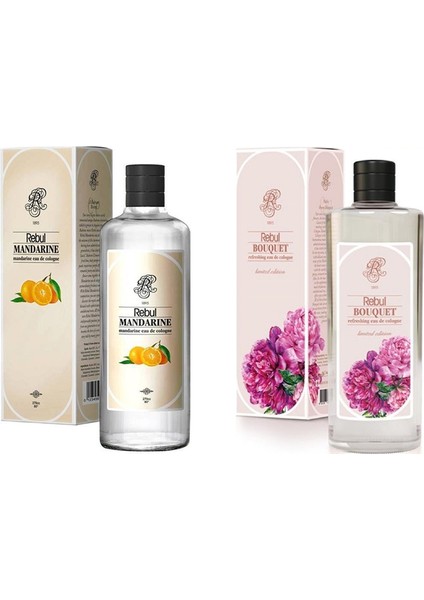 Bouquet Kolonya 270 Ml + Rebul Mandarine Kolonya 270 Ml 2'Li Set