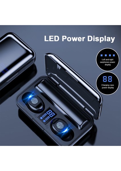 F9 Tws Earbuds Touch Control Wireless Stereo (Yurt Dışından)