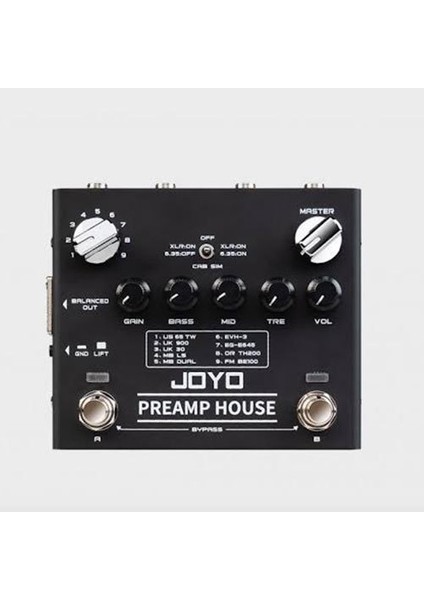 R15 Preamp House Gitar Pedalı