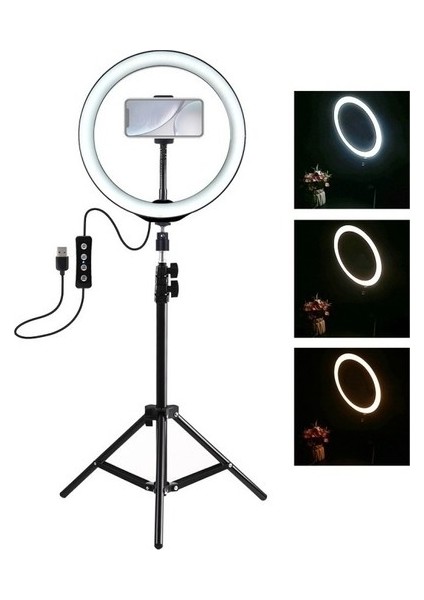 Halka LED Işık 12" ve 2,1 M Tripod