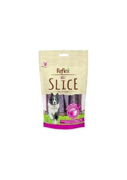 Beef Slice Biftek Çubuk Doğal Köpek Ödülü 80 gr