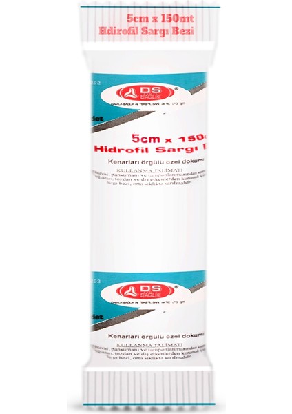 Hidrofil Sargı Bezi 5cm x 1,5m