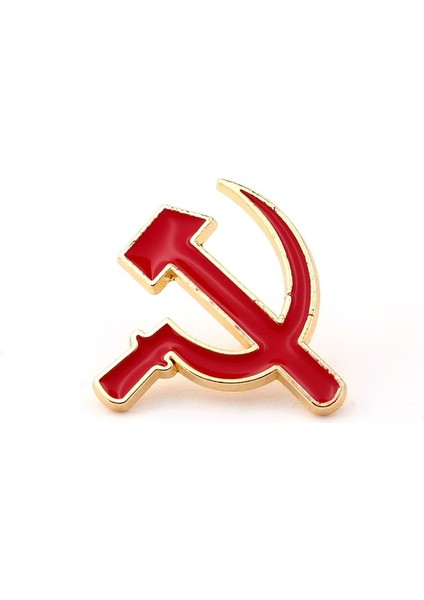 S.s.c.b. Kırmızı Orak Çekiç Sovyet Metal Pin Rozet Iğne RZ012
