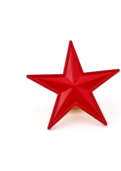 Kızıl Yıldız Kırmızı Kızıl Ordu Metal Pin Rozet Iğne RZ013