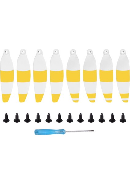 Djı Mini 2 Propellers 4726F Foldable Low Noise Propeller 8pcs Propellers + 12PCS Screws + 1pcs Screwdriver Sarı