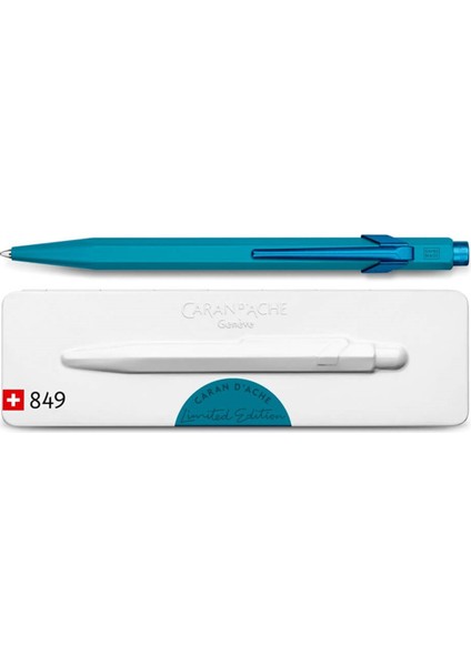 Caran D'Ache 849-569 Claim Your Style Tükenmez Kalem Ice Blue