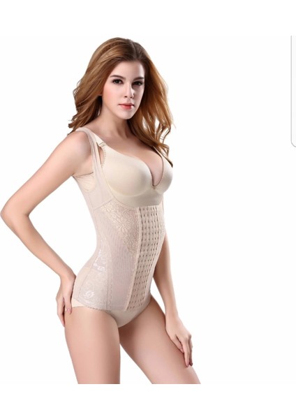 Afillishop Çelik Balenli Askılı Tül Korse