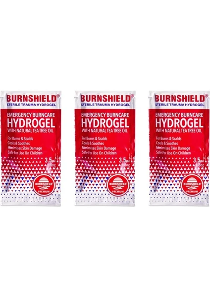 Yanık Jeli 3,5 Gr. Burnshield  3 Lü Paket