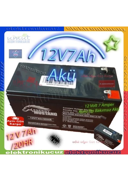 Hhm - 12V 7AH 12 Volt 7 Amper Pilsan Uyumlu Oyuncak Araba Jeep Akülü Araba Aküsü Pili Bataryası modelleri