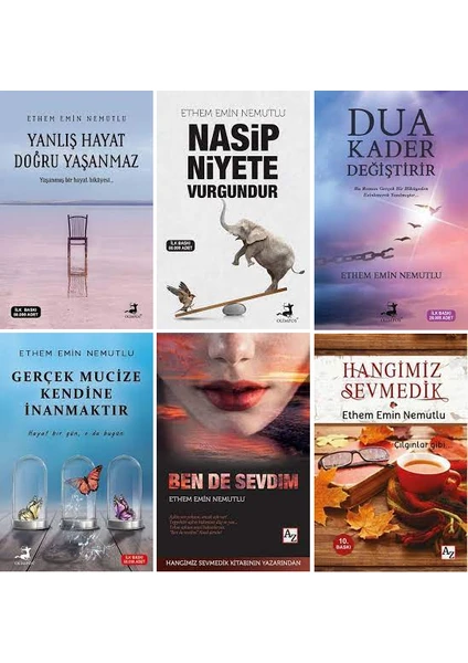 Yanlış Hayat Doğru Yaşanmaz - Nasip Niyete Vurgundur - Dua Kader Değiştirir - Gerçek Mucize Kendine Inanmaktır - Ben De Sevdim - Hangimiz Sevmedik - Ethem Emin Nemutlu