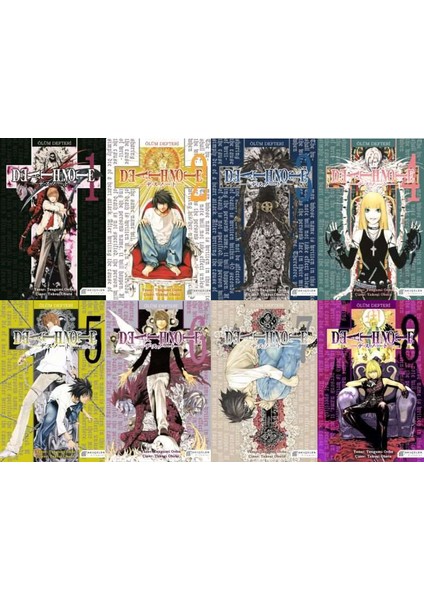 Death Note Manga Seti - 8 Kitap