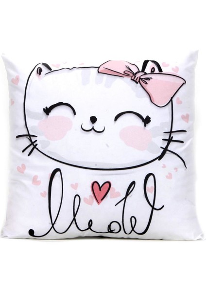 Kedi Masa Lambası Puf Yastık Kedi Kutulu Kupa