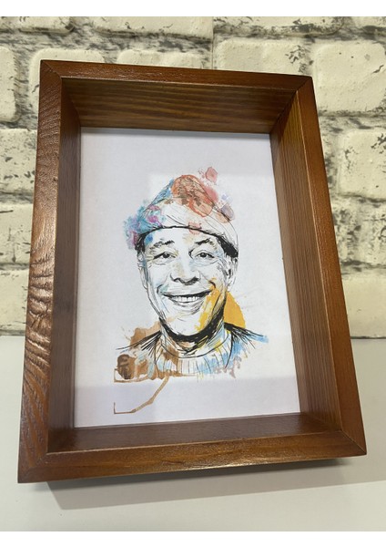 Ahşapçam Ağacı 15 x 21 cm Çerçeve