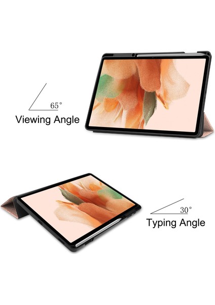 Samsung Galaxy Tab S7 Fe 12.4'' İçin Kılıf (Yurt Dışından)