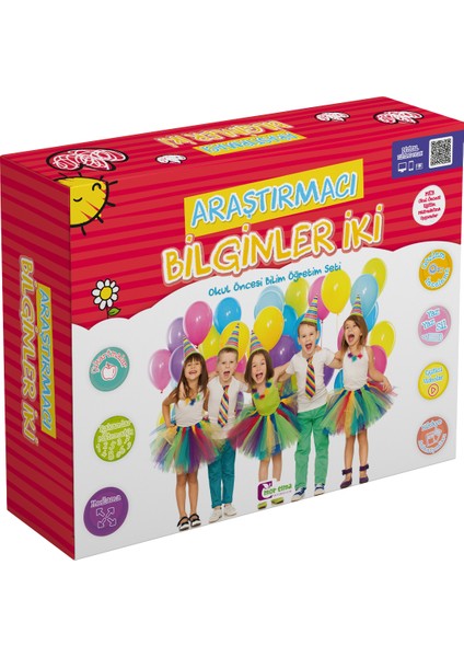 Araştırmacı Bilginler Iki 5-6 Yaş Okul Öncesi Eğitim Seti