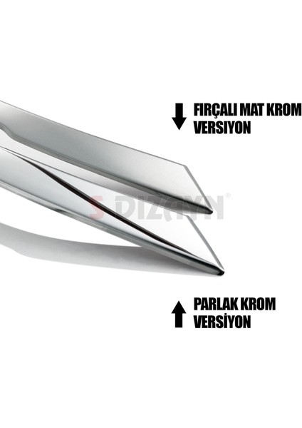 S Dizayn Vw Tiguan Krom Ön Tampon Çıtası 2020 Üzeri (Mat Krom)