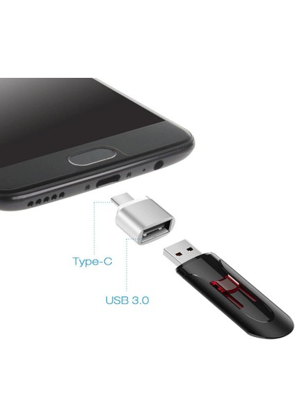 Fıx RD01 Usb3.1 Type-C Otg => Usb3.0 Flash Drıver Çevirici Adaptör