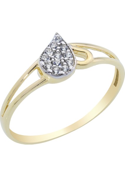 14 Ayar Altın Kalp Kadın Yüzük fiyatları