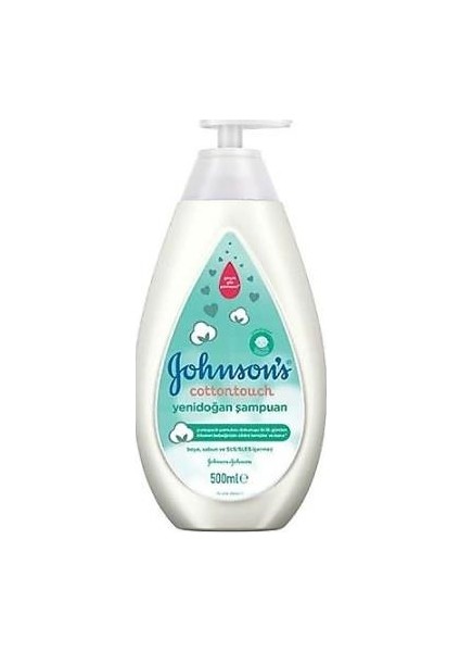 Johnson's Cotton Touch Yenidoğan Saç & Vücut Bebek Şampuanı 500 ml