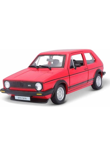 1:24 Volkswagen Golf Mk1 Gtı 1979 Model Araba - Kırmızı fiyatları