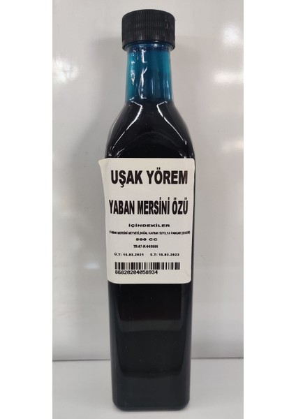 Uşak Yörem Yaban Mersini Özü 500 ml