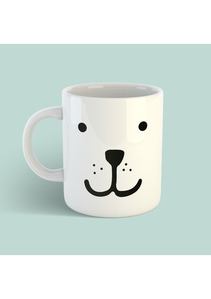 Tasarım Kupa Serisi - Bear Face Kupa
