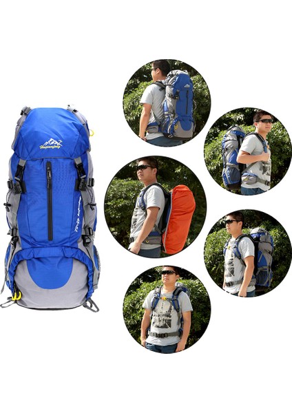 50L Su Geçirmez Trekking Sırt Çantası (Yurt Dışından)