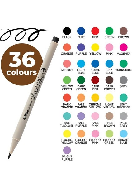 Supreme Brush Pen Koyu Yeşil