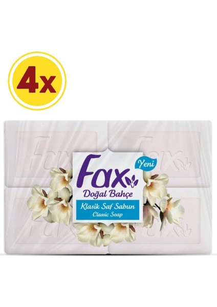 Klasik Beyaz Kalıp Sabun 600 gr x 4 Adet