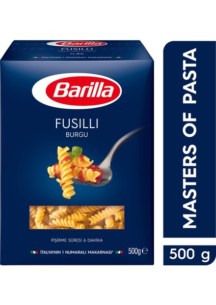 Fusilli Makarna 500 gr Barilla Basilico Makarna Sos 400 gr fiyatları