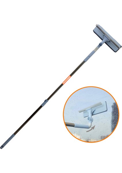 Turuncukoli Bükülür Katlanır Cam Silme Aparatı Camsil Çekçek Vip Turbo Temzlik Mop