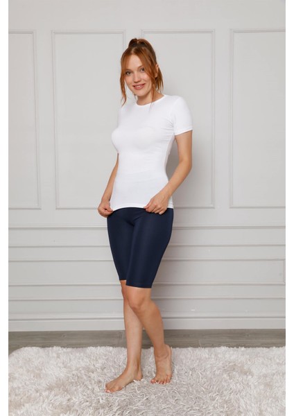 Microfiber Diz Üstü Tayt 5869