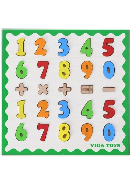 4 Işlem Matematik Tablası (Puzzle) Yeni