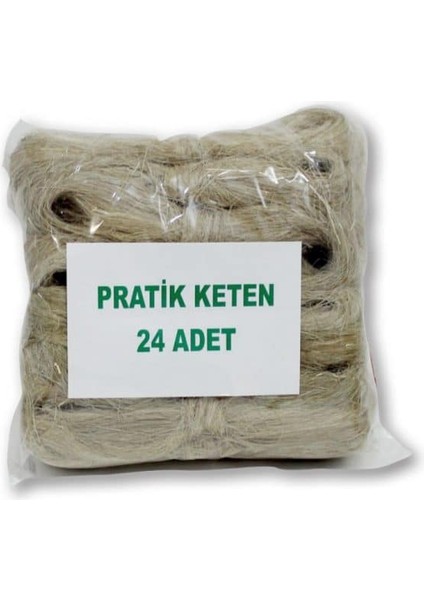 Pratik Keten Su Tesisat Doğalgaz Hava Su Gaz Sızdırmazlık Keten 24'lü