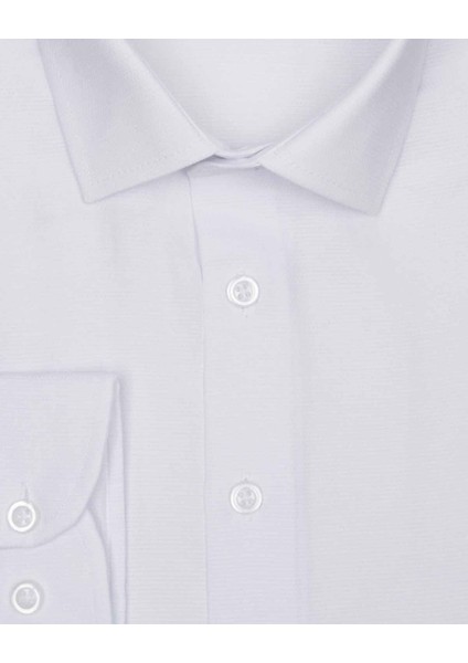 Dar Kesim Armür Desenli Beyaz Erkek Gömlek fiyatları