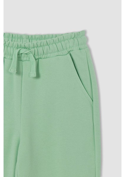 Kız Çocuk Relax Fit Okula Dönüş İçi Yumuşak Tüylü Jogger Eşofman Altı U6489A621AU