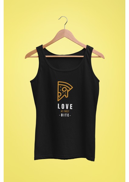 Kadın Siyah Askılı T-Shirt Dijital Baskılı fiyatları