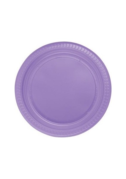 Pastisya Lila Plastik Tabak 25 Adet (22CM)