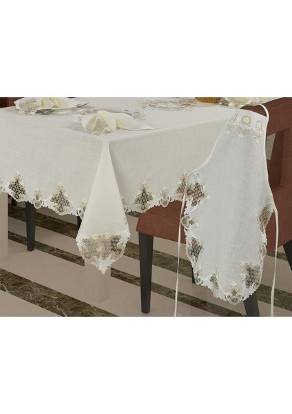 Fransız Güpürlü Eylül Dantel Mutfak Takımı 17 Parça fiyatları