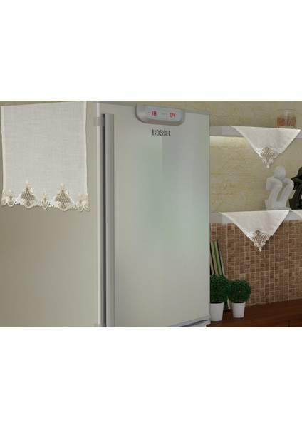 Fransız Güpürlü Eylül Dantel Mutfak Takımı 17 Parça modelleri