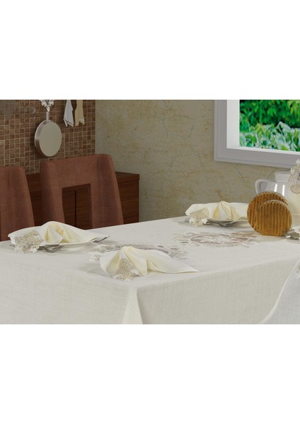 Fransız Güpürlü Eylül Dantel Mutfak Takımı 17 Parça fırsatları