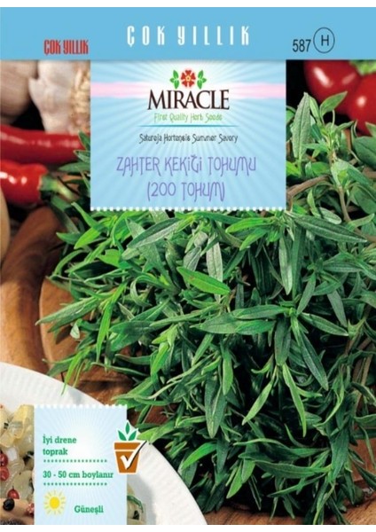 Miracle Zahter Kekiği Tohumu (200 Tohum)