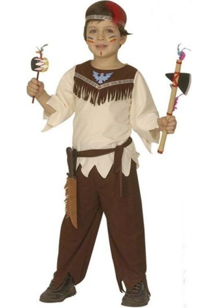 Kızılderili Erkek Çocuk Kostümü