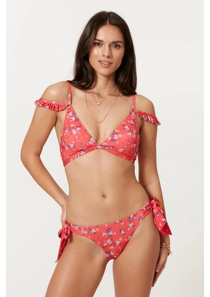 Pierre Cardin Uzun Üçgen Bikini Takım 217359  - Pembe Pembe - 36