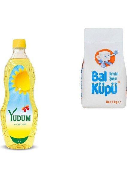 2 kg Ayçiçek Yağı + 5 kg Balküpü Şeker